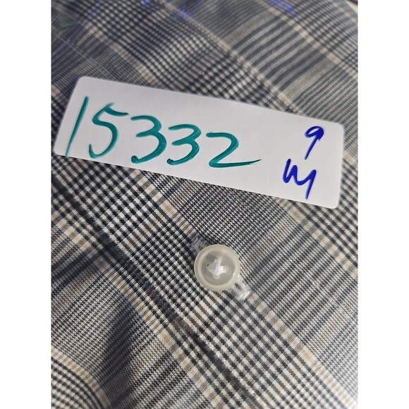 Roundtree‎ & Yorke Shirt Mens Small Black Brown EZ Gold Label Non Iron Button S - Picture 10 of 10